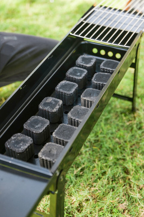 فحم تفاح سريع الاشتعال للشوي