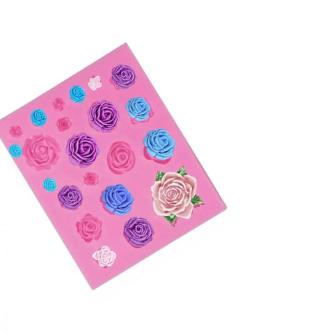 قالب سيليكون ورود بأشكال وأحجام مختلفة 1