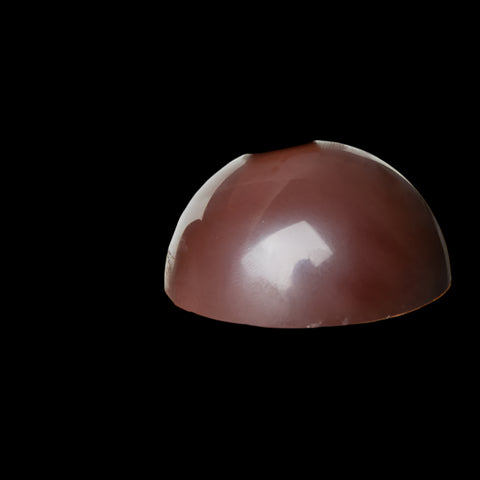 قالب شوكولاتة إيكريلك نصف دائرة ، القطر  3.2سم  ، ارتفاع 2سم .