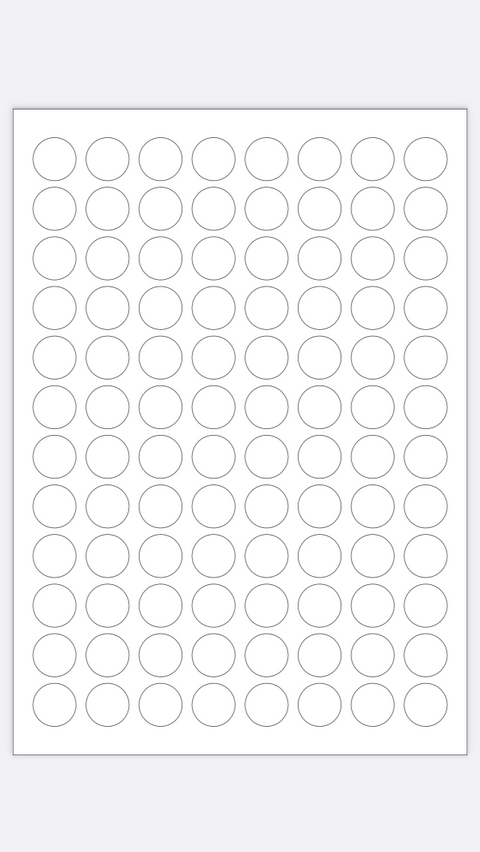قالب اكريليك للطباعة دوائر