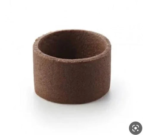 تارت دائري بالزبدة صغير شوكولاتة طبق 35 حبة