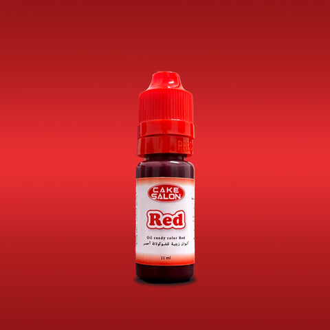 Oil Colours for Chocolate 11ml Red - 11ml