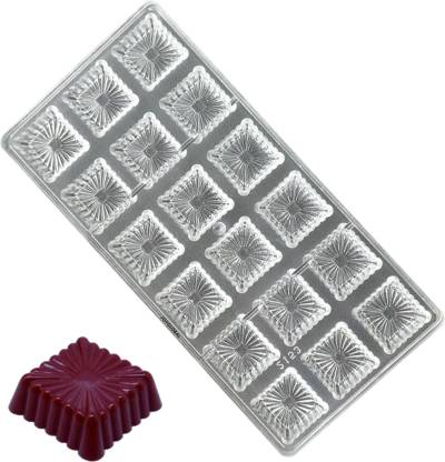 Acrylic square chocolate mold