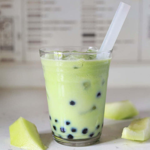 بوبا شمام كوز العسل  Honeydew popping boba