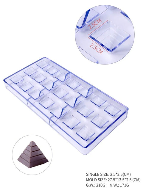 Acrylic Pyramid Chocolate Mold