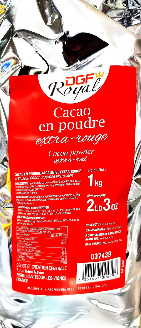 مسحوق كاكاو أحمر Cocoa powder extra red 20-22%