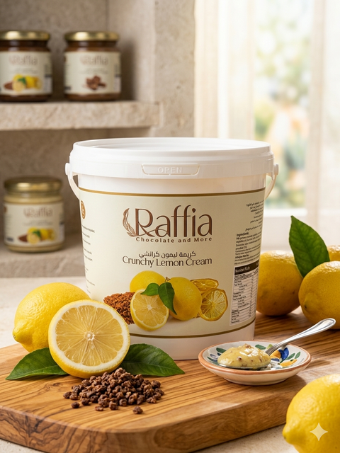 كريمة ليمون كرانشي رافيا - Crunchy Lemon Cream Raffia