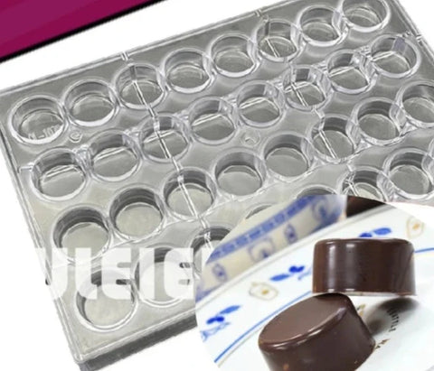 High quality round acrylic chocolate mold 