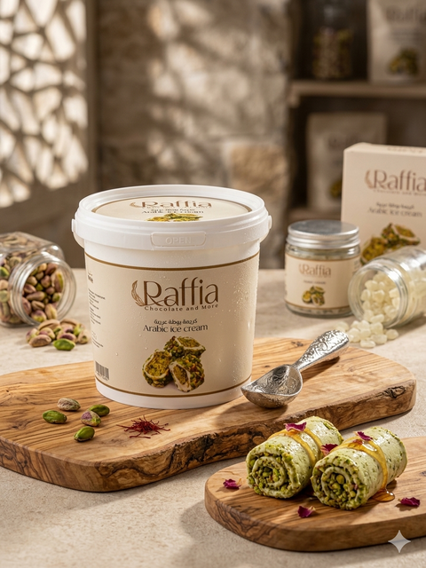 كريمة البوظة العربية رافيا - Arabic Ice Cream Raffia