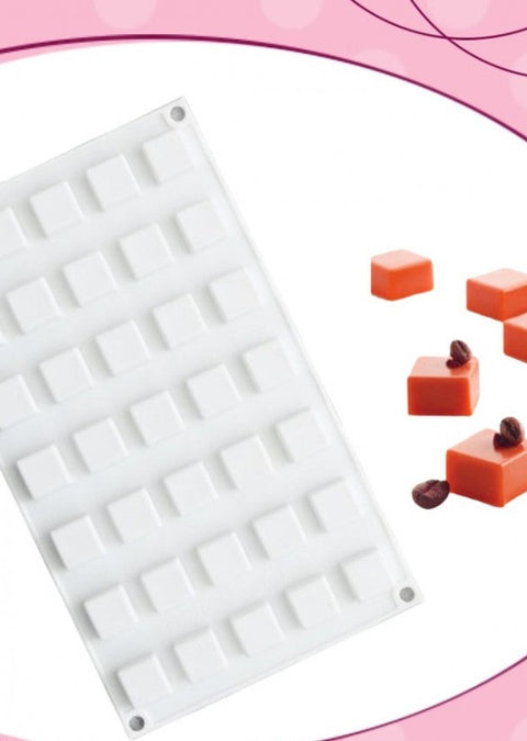 Mini Squares Silicone Mold 35 Holes 