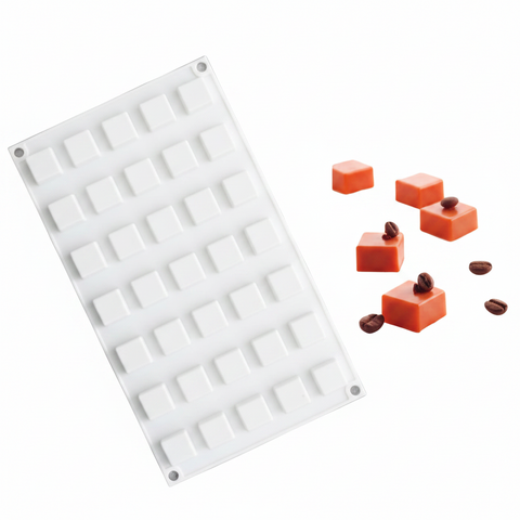 Mini Squares Silicone Mold 35 Holes 