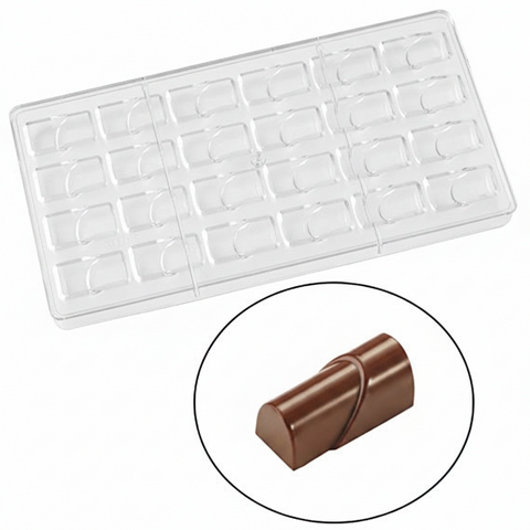 قالب أكريليك شوكولاتة شكل شفاه Acrylic Lips Shape Chocolate Mold - مقاس 3.2×1.7سم - ارتفاع 1.5سم - للبونبون والهدايا