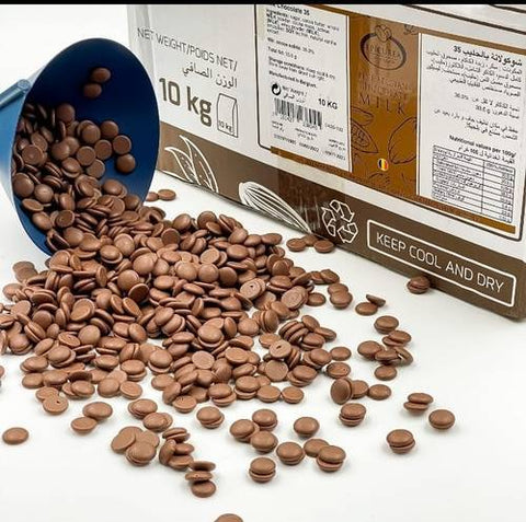 Epicurea 35% Belgian Milk Chocolate Nibs