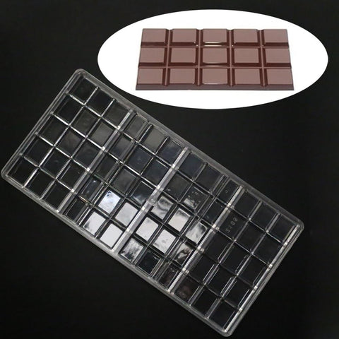 Four-section chocolate bar mold