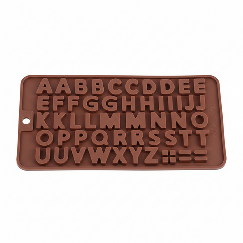 Small letters silicone mold