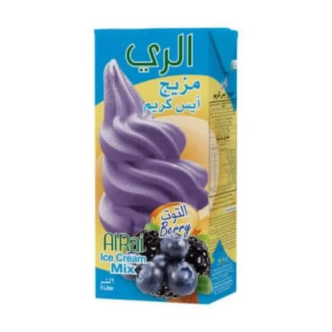 مزيج ايسكريم الري توت ازرق
