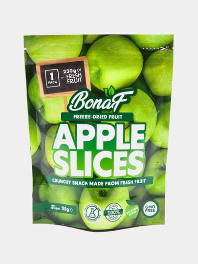 Freeze dried apples 25g