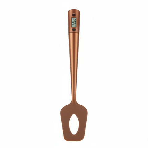 brown thermometer spatula