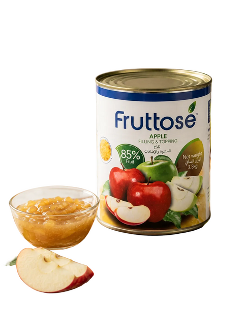 حشوة تفاح فروتوز Fruttose 70% ماليزيا للتارت والحلويات