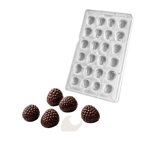 قالب شوكولاتة إيكريلك شكل توت Acrylic Mold - مقاس 2.5×3سم ارتفاع 1سم للبونبون