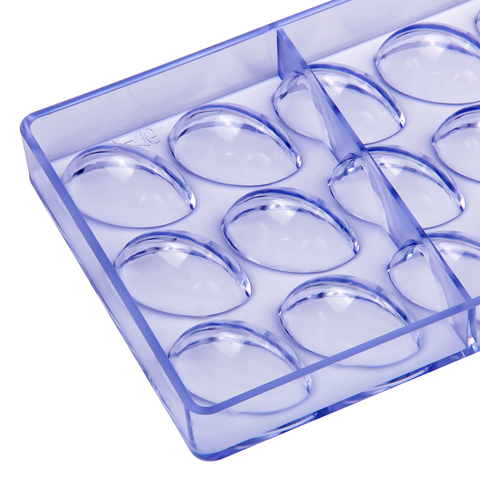 Acrylic Teardrop Chocolate Mold with Line