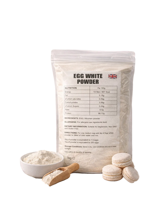 بودرة بياض البيض الألبيومين Egg White Albumen Powder - بروتين 86%