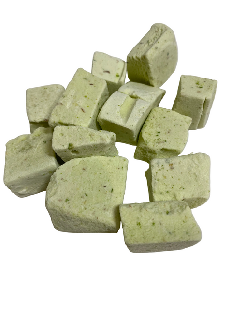 قطع آيس كريم فانيليا بالفستق مجفف بالتبريد Freeze Dried Pistachio Vanilla Ice Cream - سناك فريد