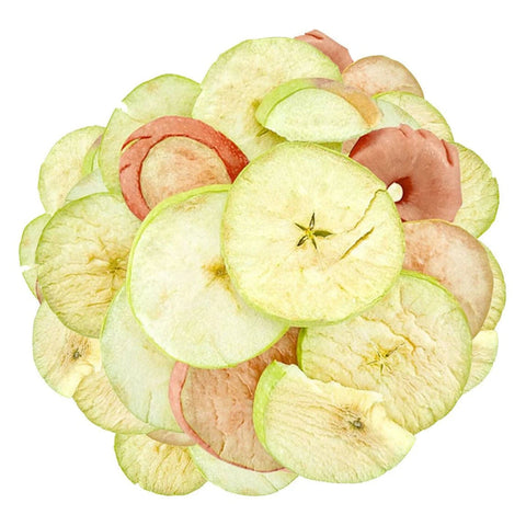 Freeze dried green apple slices