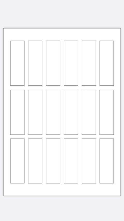 Rectangle Acrylic Print Template