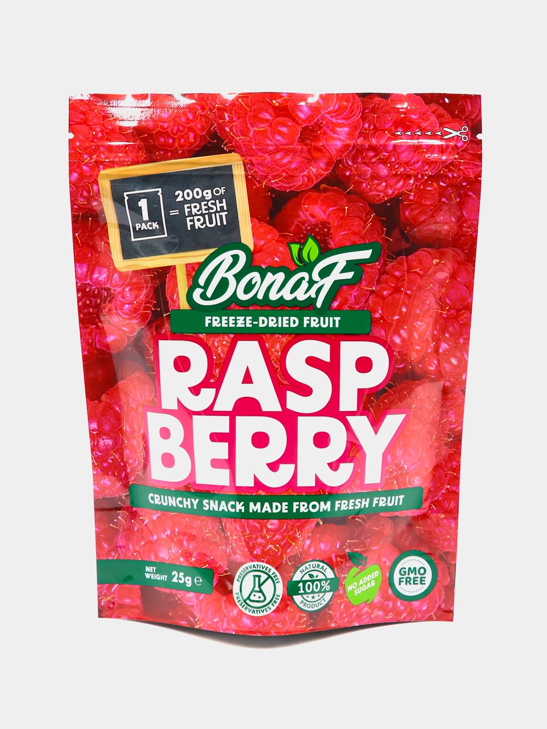 Freeze-dried whole red berries 25g.