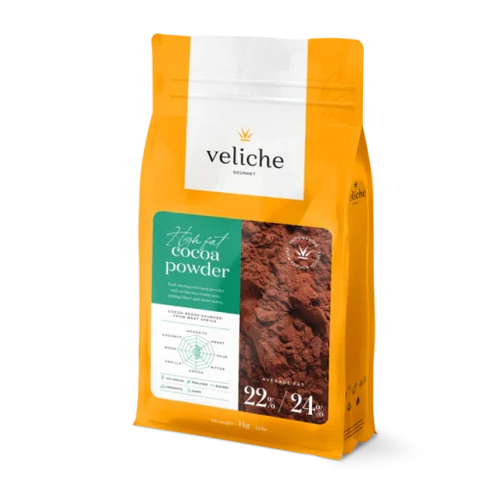 كاكاو بودرة خام بلجيكي Veliche Cocoa Powder %نسبة دهون 22%-24