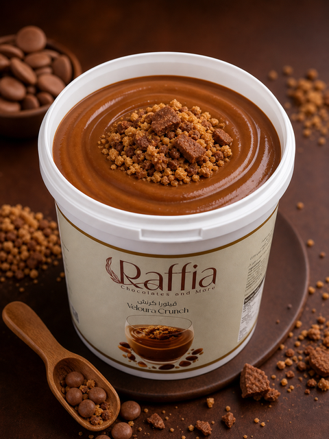كريمة برالين اللوز - الذرة (ڤيلورا كرانش ) رافيا - Praline Cream Corn Raffia ( Veloura Crunch )