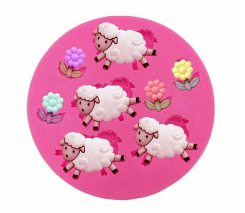 Small Sheep Silicone Decorating Mold