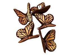 Butterfly shaped decorative chocolate