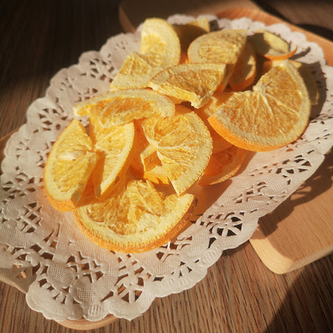 شرائح البرتقال الاصفر المجففة - Dried orange slices