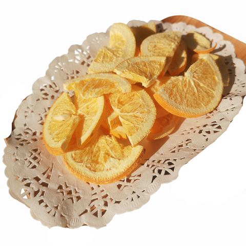 شرائح برتقال مجففة بالتبريد Freeze Dried Orange Slices -  لتزيين الحلويات والمشروبات