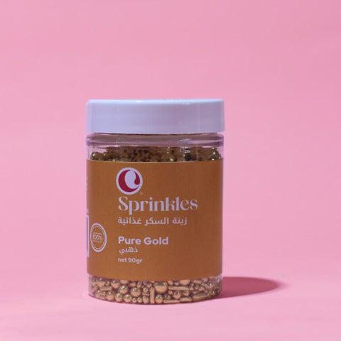 PURE GOLD SPRINKLES 90g - 90g - 90g - 90g 