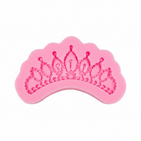 Crown decoration silicone mold