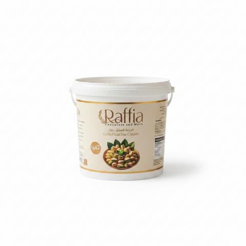 كريمة فستق جولد رافيا Pistachio Gold Cream Raffia - نكهة فستق مركزة فاخرة