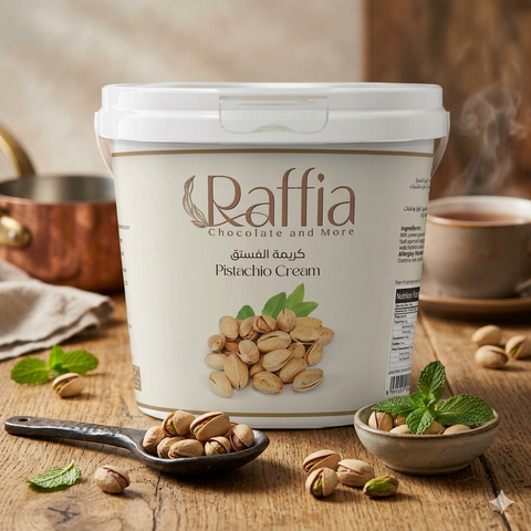 كريمة فستق خشن رافيا - Pistachio Pieces Cream Raffia