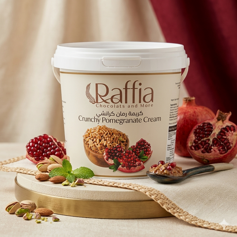 كريمة الرمان كرانشي رافيا - Crunchy Pomegranate Cream Raffia