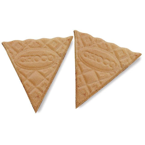 Italian dark chocolate triangle wafers