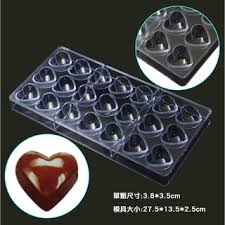 Acrylic Heart Chocolate Mold