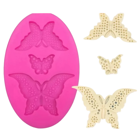 Butterfly silicone mold in different sizes