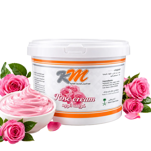 حشوة ورد قمة المجدل KM Rose Filling، 5 كيلو لحشو الحلويات