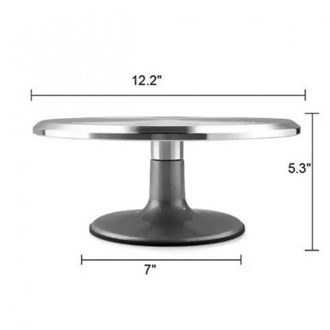 30cm Stainless Steel Rotating Cake Base