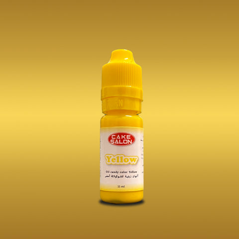 Oil Colours for Chocolate 11ml Yellow - 11ml